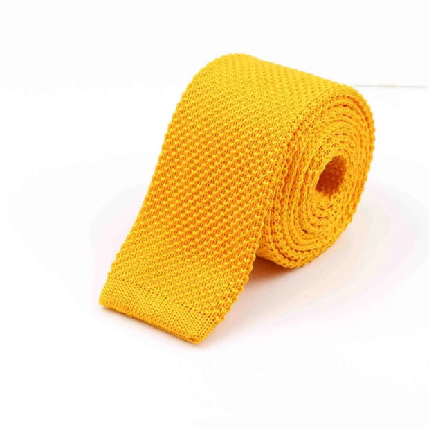 "The Carnival" Skinny Knit Tie - Resso Roth