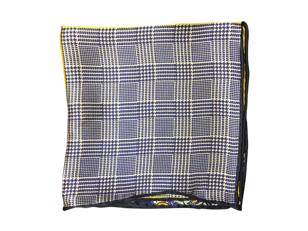 Silk 4 Quadrant Pocket Square - Resso Roth