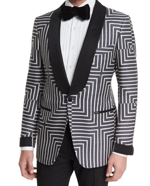 Zebra Shawl Lapel Tuxedo - Resso Roth