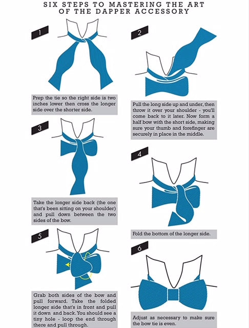 Black Silk Self-tie Evening Bow Tie - "The Classic"