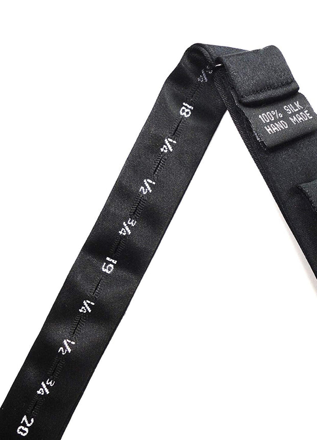 Black Silk Self-tie Evening Bow Tie - "The Classic"