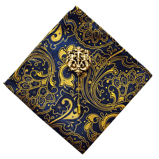 Pocket Square + Lapel Pin - COMBO SET - Resso Roth