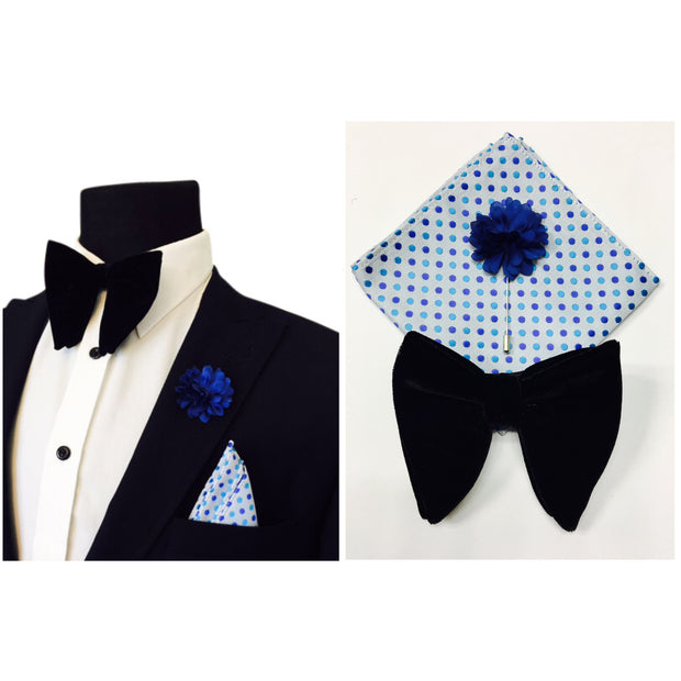 Black Velvet Bowtie BOX SET - Resso Roth