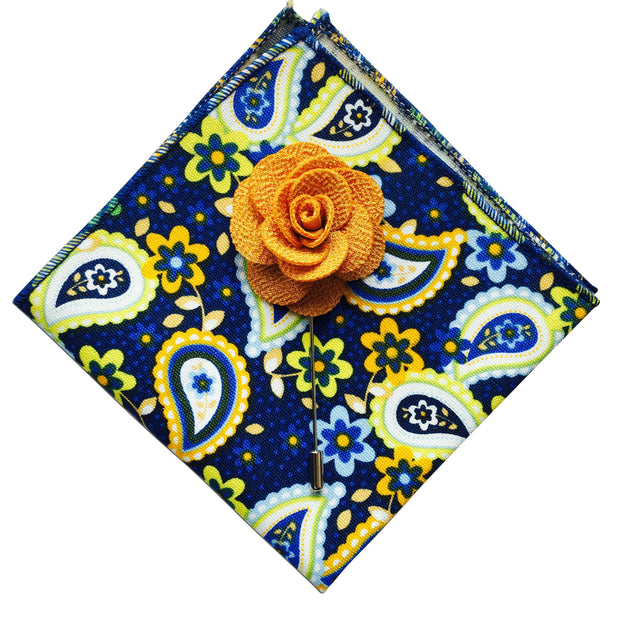 Pocket Square + Lapel Pin - COMBO SET - Resso Roth
