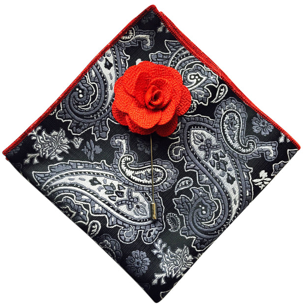 Pocket Square + Lapel Pin - COMBO SET - Resso Roth