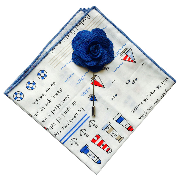 Pocket Square + Lapel Pin - COMBO SET - Resso Roth