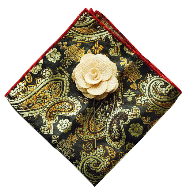 Pocket Square + Lapel Pin - COMBO SET - Resso Roth
